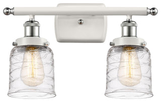 Innovations 916-2W-WPC-G513-LED 2-Light Vanity Light, White, Polished Chrome