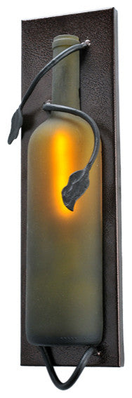 4W Tuscan Vineyard Wine Bottle Wall Sconce