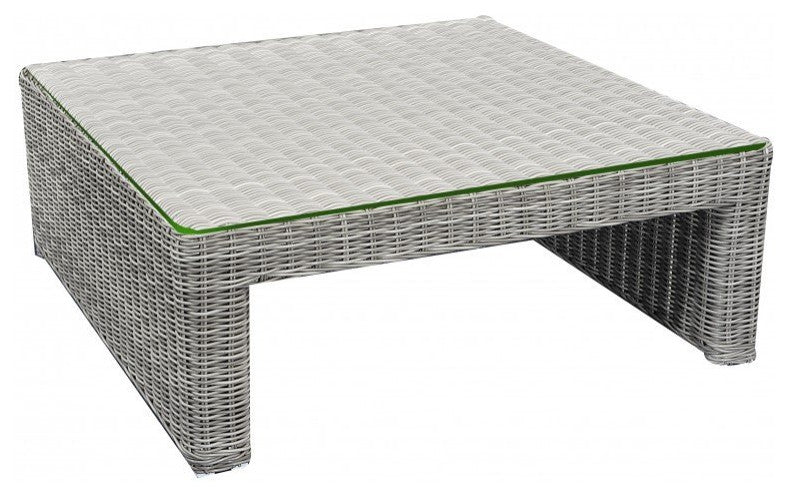 Savannah Coffee Table Square Outdoor Patio Furniture Wicker Resin Rattan