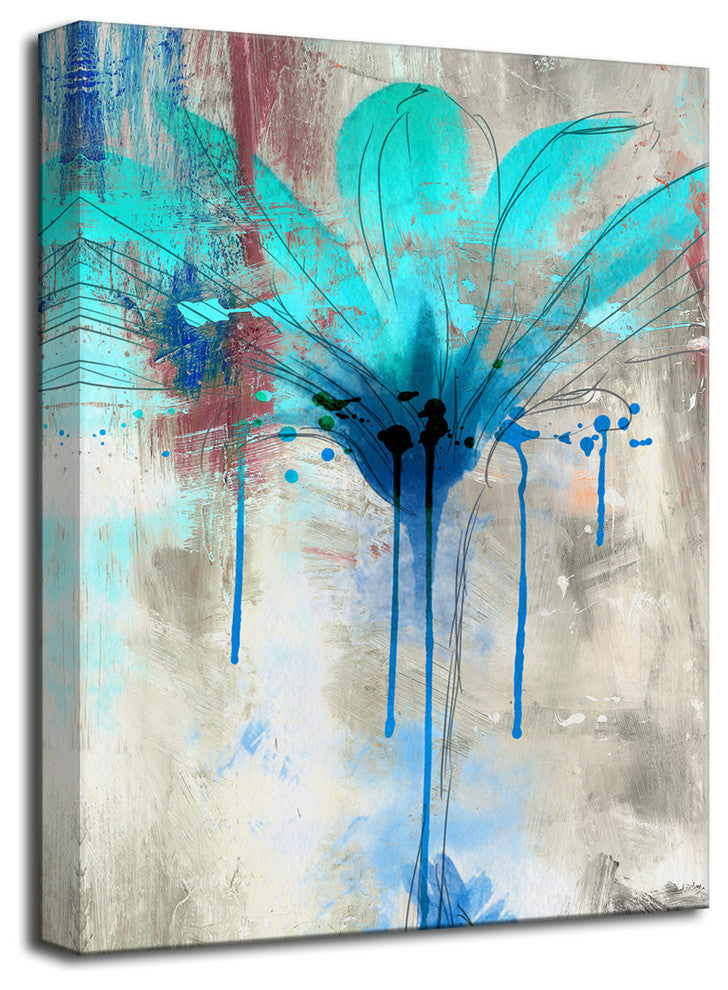 Ready2Hangart 'Painted Petals Lii' Canvas Wall Art, 20" Hx16" W