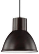 Generation Lighting Lighting 1-Light Pendant, Burnt Sienna
