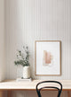 Painted Vertical Lines Peel and Stick Vinyl Wallpaper, Gray, 24"x108"