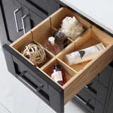 Tahoe Double Vanity Set With Mirrors, 60", Espresso With Cultured Marble Top