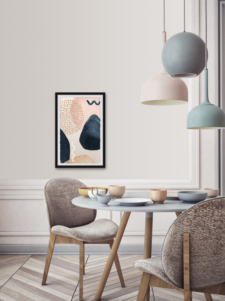 "Air of Uncertainty" Framed Painting Print, 16x24