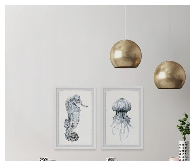 "Artistic Octopus" Framed Painting Print, 18"x12"