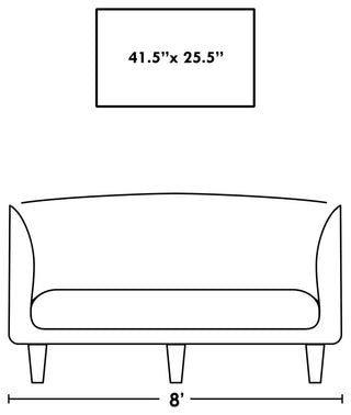 Magnolias, Line II, 50 x 30