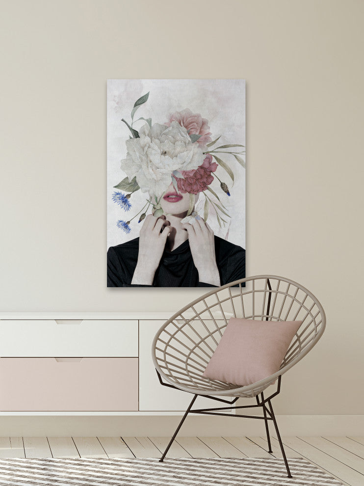 "I Decide My Vibe" Painting Print on Wrapped Canvas, 16x24