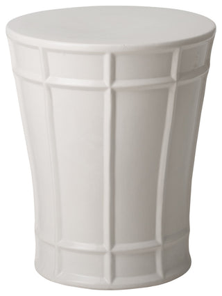 Varro Stool/Table , White 15X18"H