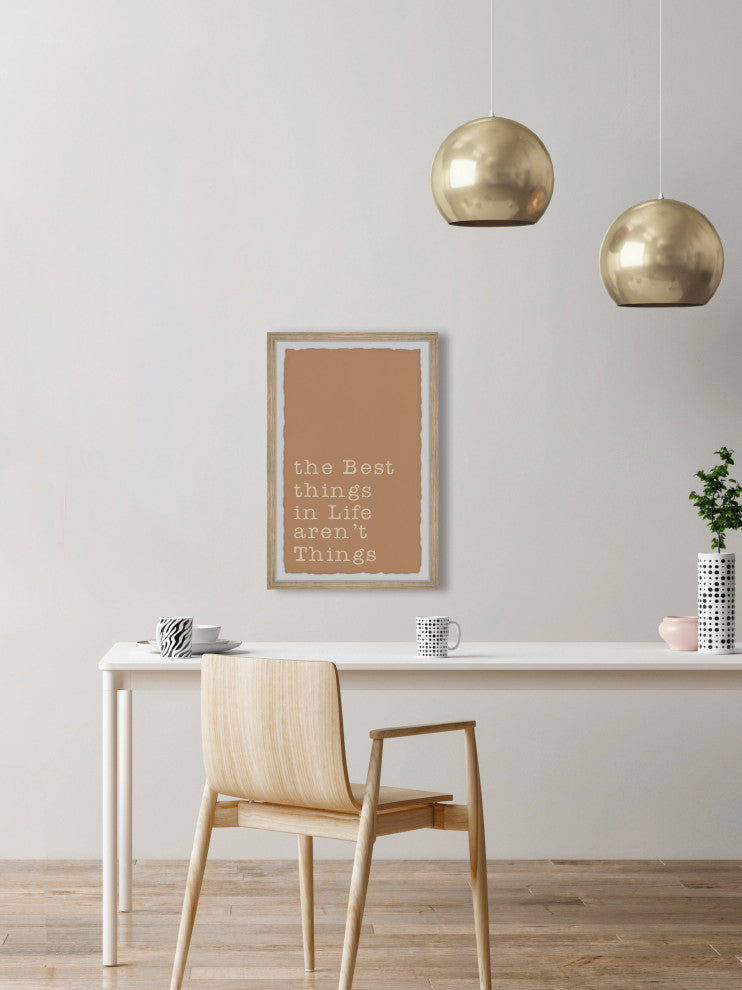 "Best Things in Life" Framed Painting Print, 20x30