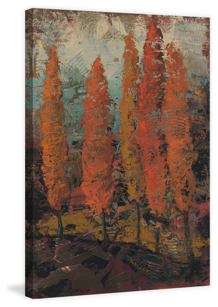 "Seinna Sunset 2" Painting Print on Canvas by Julie Joy