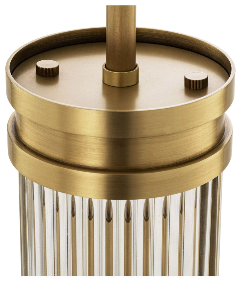 Cylindrical Glass Pendant Lamp | Eichholtz Rousseau, Small