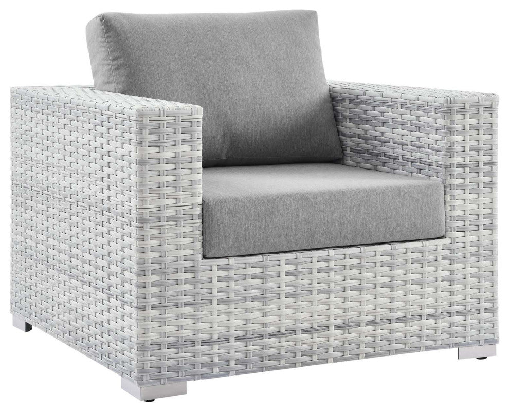 Convene 4-Piece Outdoor Patio Set - Light Gray Gray