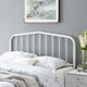 Headboard, Queen Size, Metal, White, Modern Farmhouse, Bedroom Master Suite