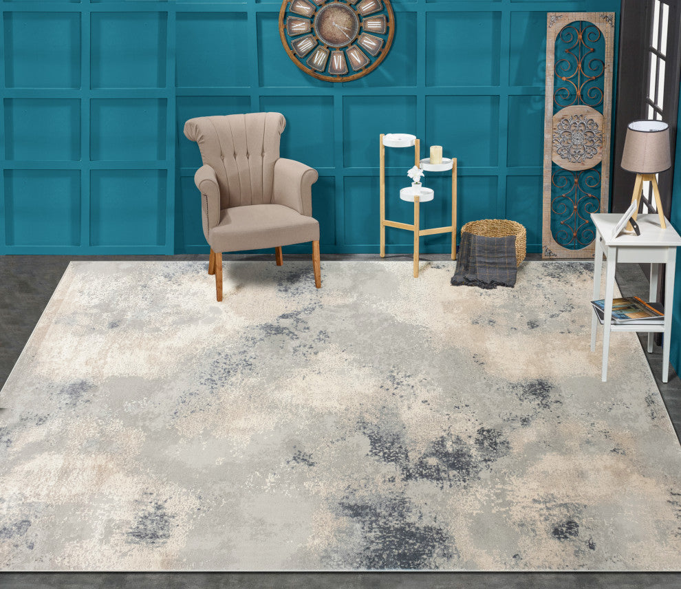 Noori Rug High-Low Robyn Silver/Charcoal Rug