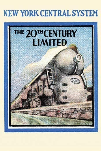 New York Central System - The 20th Century Limited- Fine Art Giclee Print