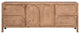 Deco Oval Pine Sideboard