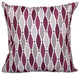 Wavy, Geometric Print Pillow, Purple, 16"x16"