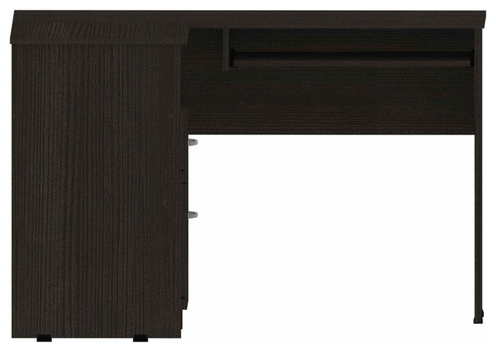 Thorpe Black L Shaped Computer Desk