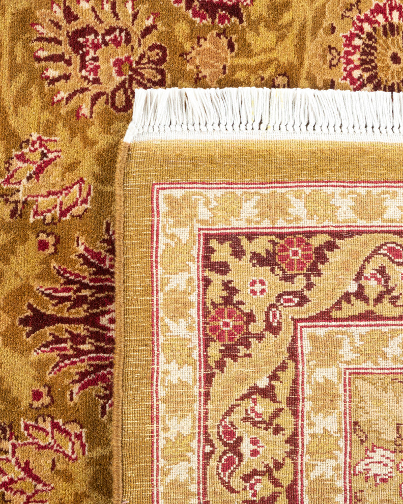 Mogul, One-of-a-Kind Hand-Knotted Area Rug Yellow, 8' 1" x 10' 5"