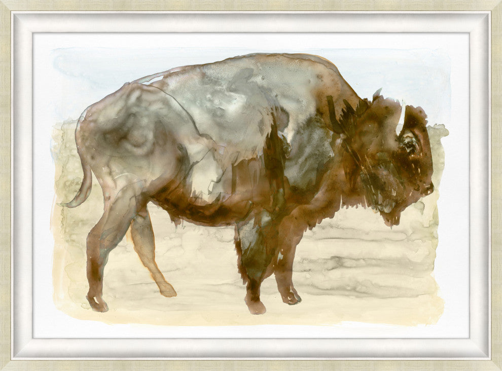 Grassland Bison 1, Giclee Reproduction Artwork
