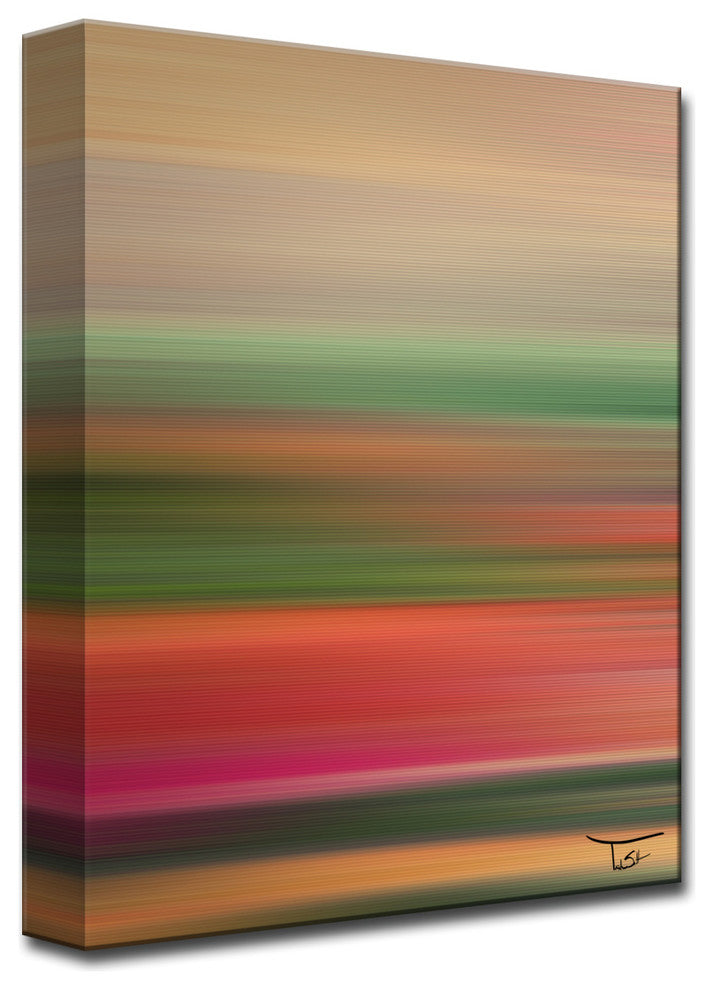 Ready2Hangart  'Blur Stripes Li' By Tristan Scott Canvas Art , 16" Hx12"