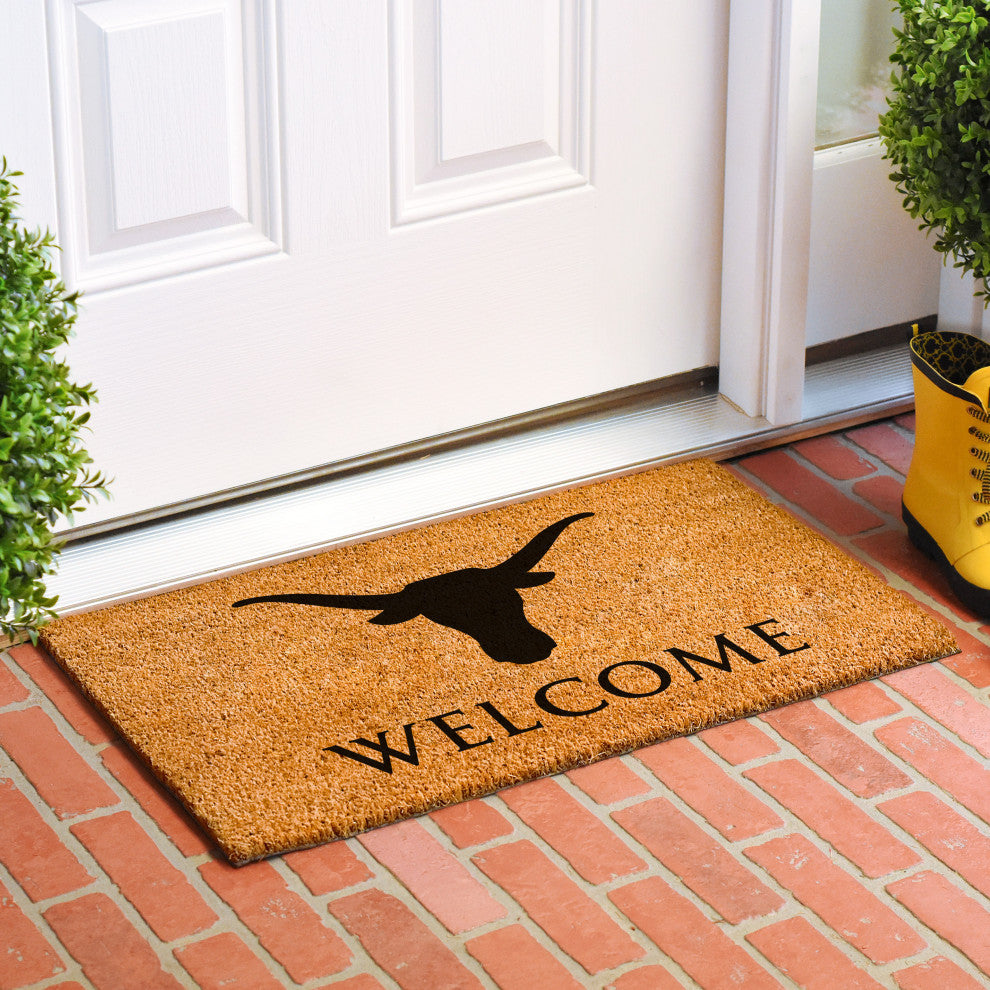 Calloway Mills Longhorn Welcome Doormat, 30"x48"