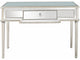 Silver Leaf Antiqued Console Table