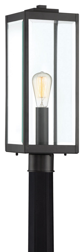 Westover 1-Light Outdoor Lantern, Earth Black
