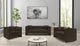 Everett Upholstered Sofa, Brown, Chenille Fabric