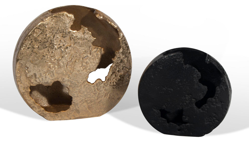 Atlas Vase, Small Black