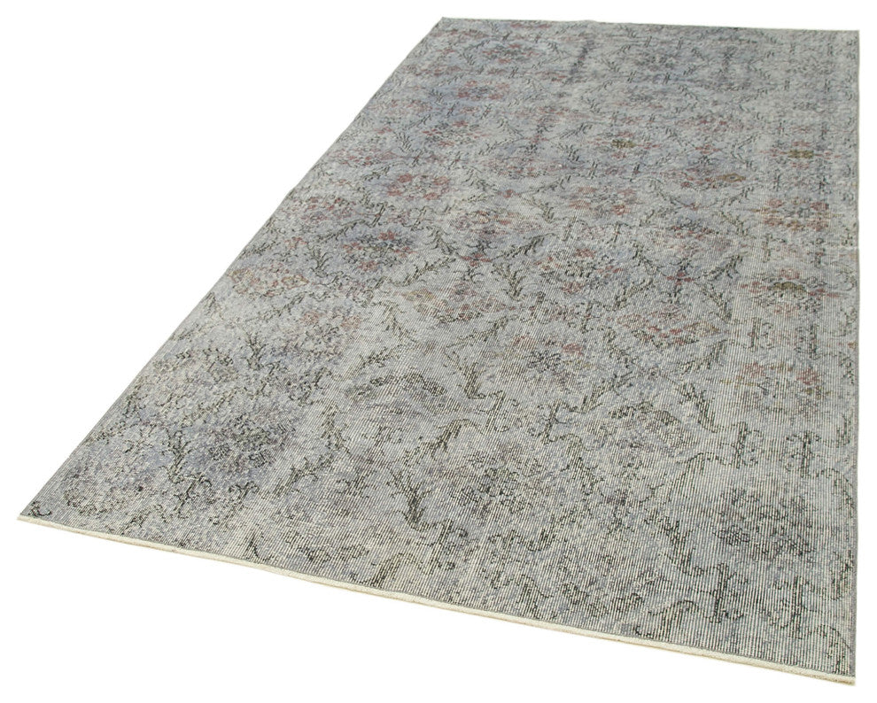 Rug N Carpet - Handwoven Turkish 4' 10" x 8' 8" Wool Overdyed Area Rug