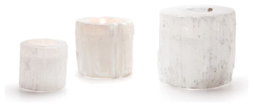 Round Crystal Votives, 3-Piece Set