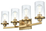 Elegant Lighting LD7316W25 Thane 4 Light 25"W Vanity Light - Satin Gold