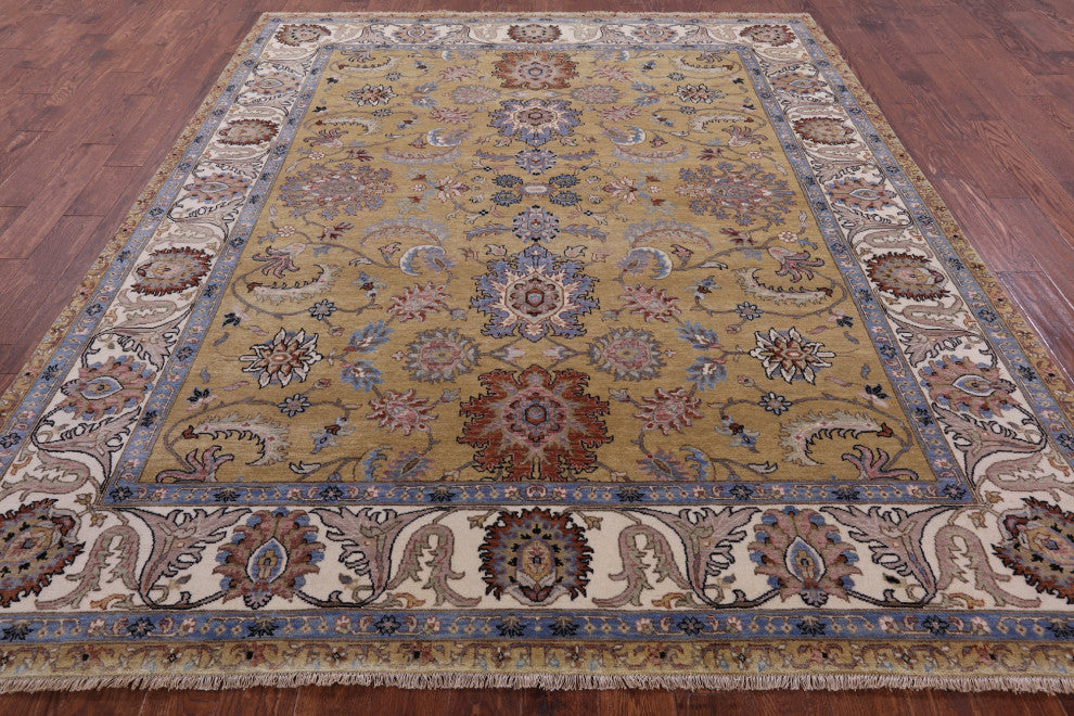 8' 1" X 9' 8" Persian Tabriz Handmade Wool Rug - Q16033
