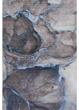 Premium Machine Washable Mayfield AMF525 Navy 8' x 10' Rug