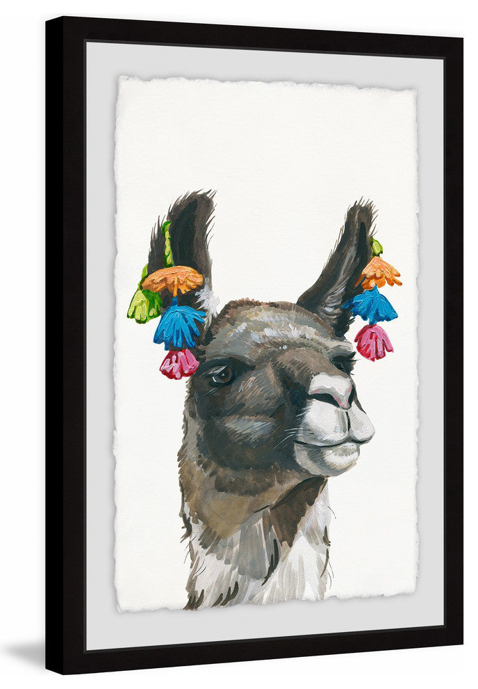 "Ear Fringe" Framed Painting Print, 12"x18"
