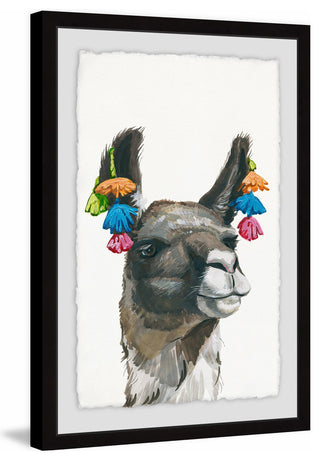 "Ear Fringe" Framed Painting Print, 12"x18"