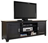 Fullview 70" Traditional Wood TV Stand - Black