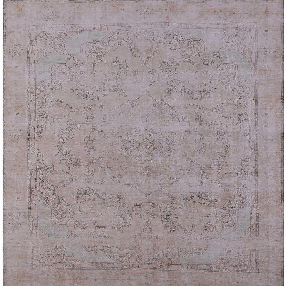 Ahgly Company Indoor Square Mid-Century Modern Area Rugs, 6' Square