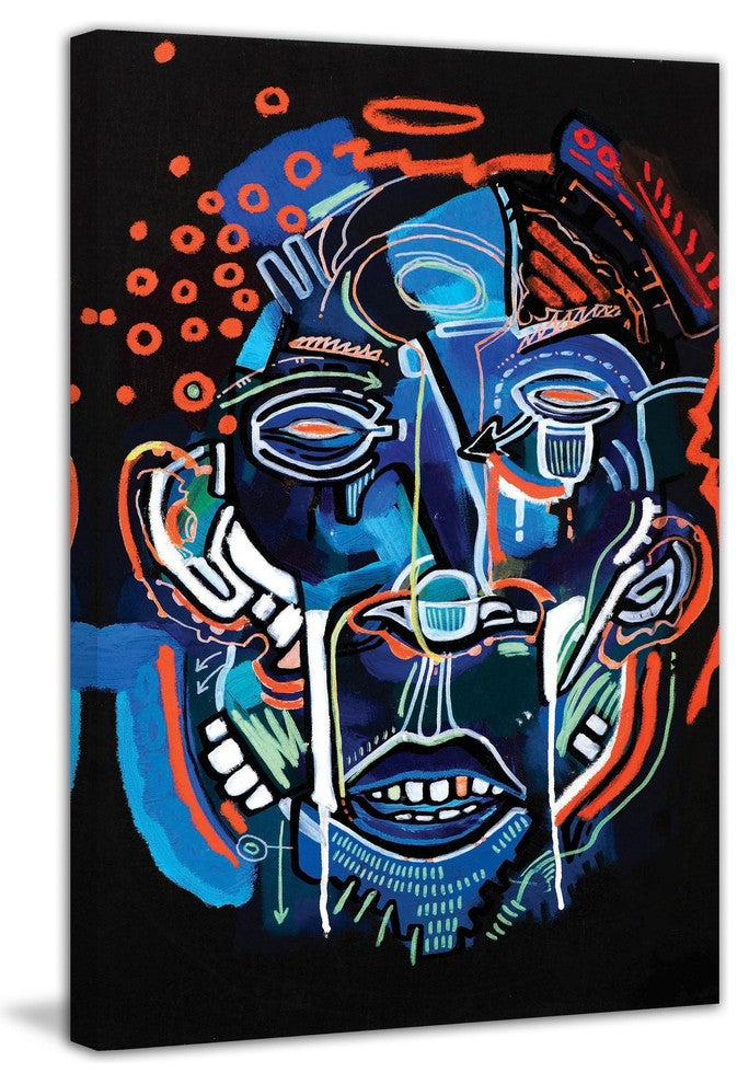 "Night Face" Print on Canvas