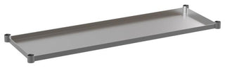 Galvanized Under Shelf for Prep and Work Tables, Stainless Steel, 24" X 60"