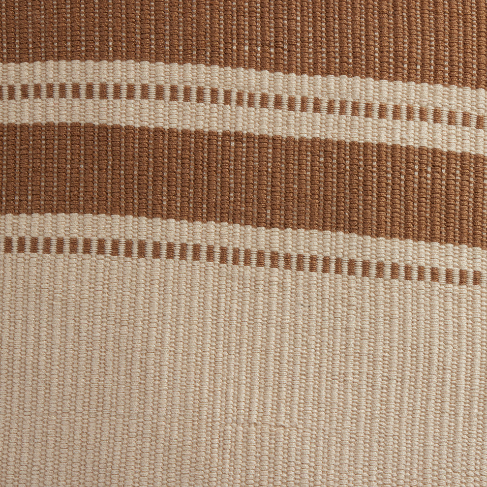Handwoven Merido Pillow, Beige, 22"x22"
