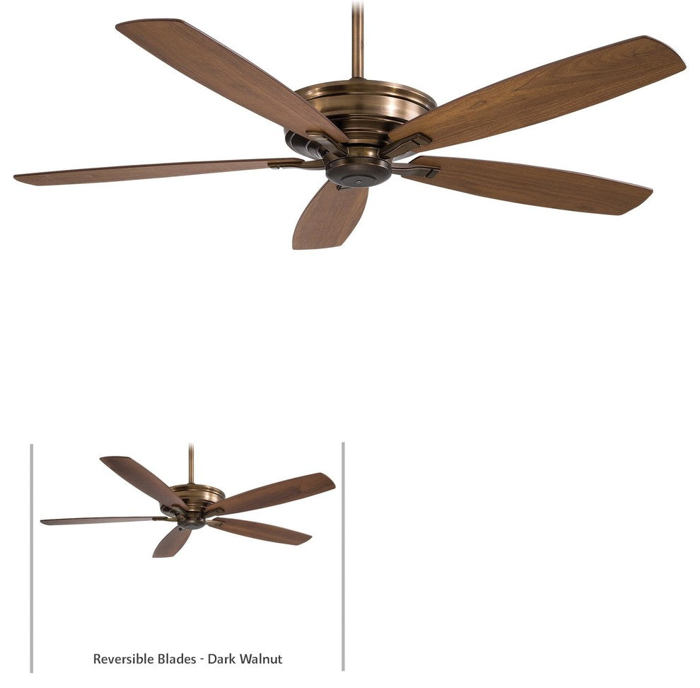 MinkaAire Bronze Kafe-XL 5-Blade 60 Energy Star Indoor Ceiling Fan w/ Remote
