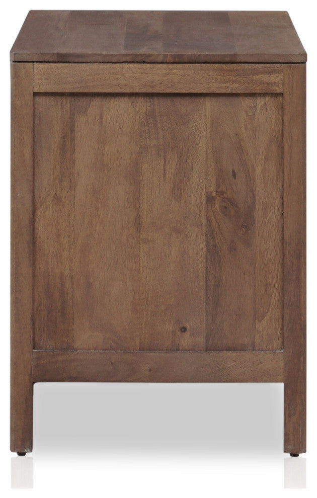 Sydney Large Nightstand-Brown Wash