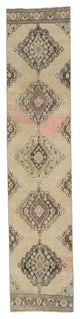 Vintage Turkish Runner Rug 2' 8" x 12' 7", 32 in. x 151 in.
