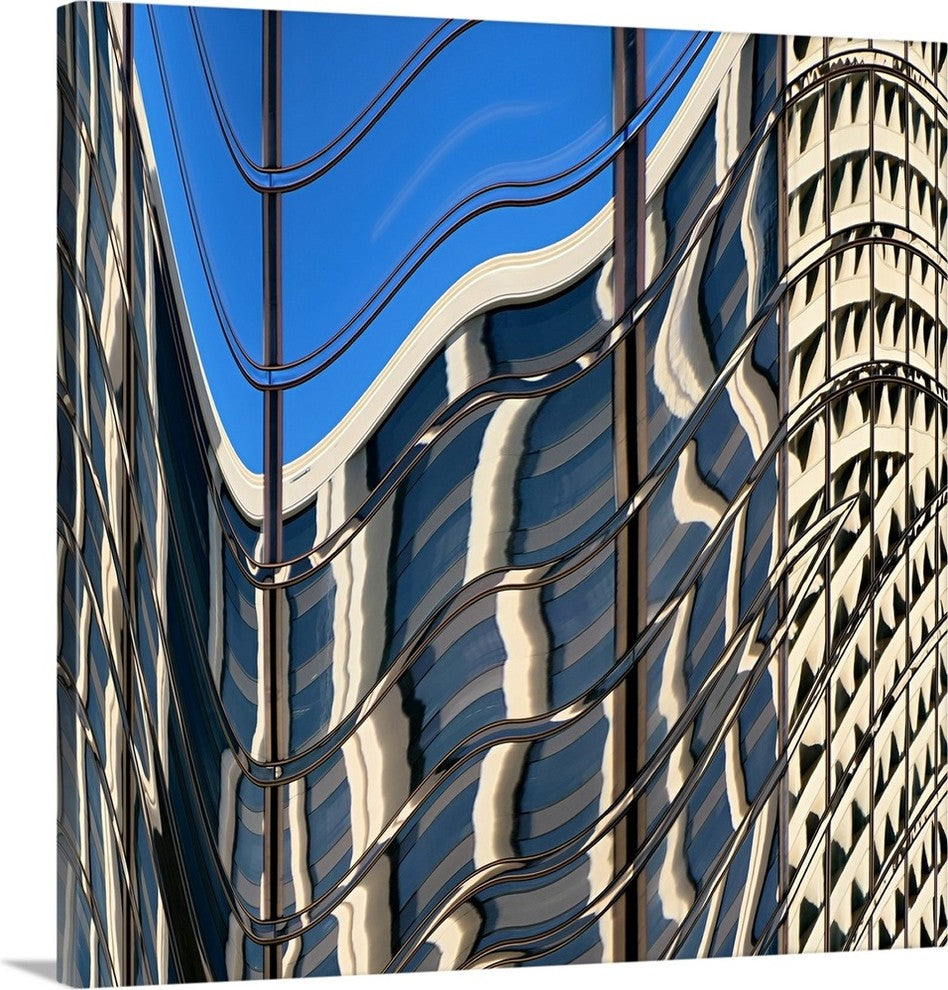 "Windows II" Wrapped Canvas Art Print, 35"x35"x1.5"