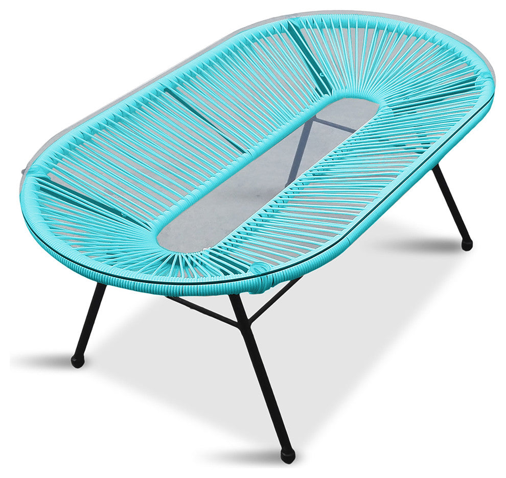 Acapulco Coffee Table, Glacier Blue
