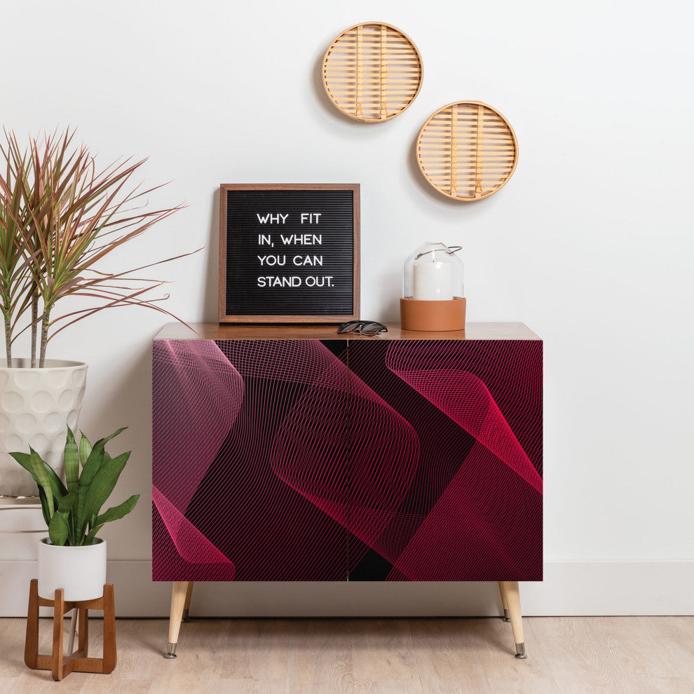 Emanuela Carratoni Pink Idea Credenza, 38"x20"
