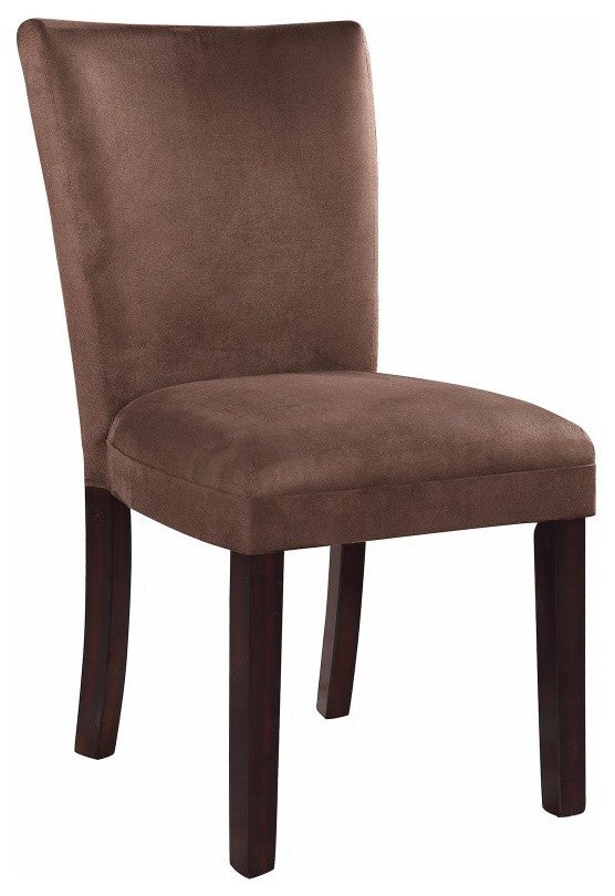 Elegantly Charmed Dining Chair, Brown, Set of 2