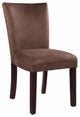 Elegantly Charmed Dining Chair, Brown, Set of 2